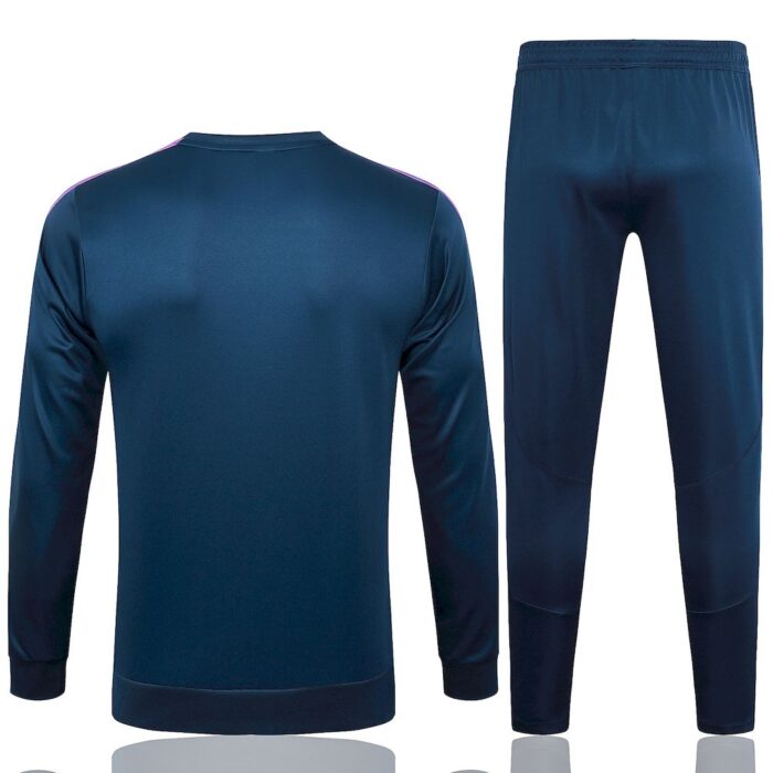 Mens Real Madrid 2023/24 Half-Zip Sweater+Pant 815 - Image 3