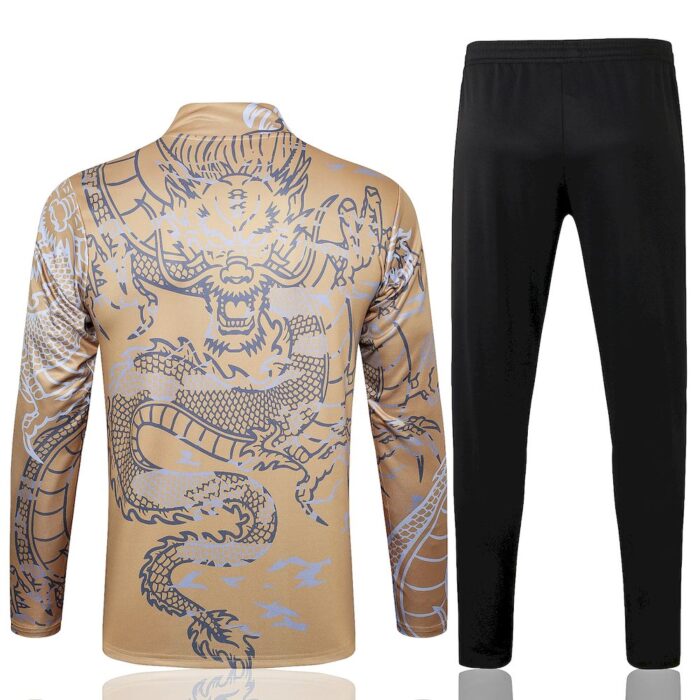 Mens Real Madrid 2023/24 Half-Zip Sweater+Pant 815 - Image 3