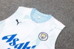 Mens Manchester City 2023/24 Tank Top+Short 815 - Image 5