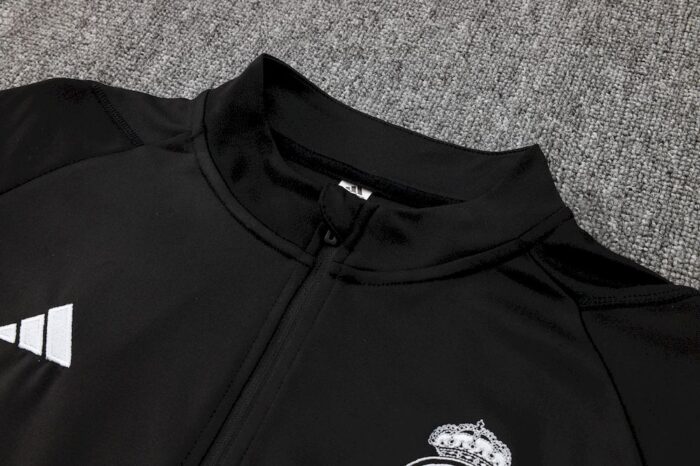 Mens Real Madrid 2023/24 Half-Zip Sweater+Pant 815 - Image 4