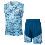 Mens Manchester City 2023/24 Tank Top+Short 815 - Image 4