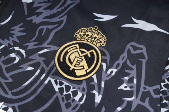 Mens Real Madrid 2023/24 Half-Zip Sweater+Pant 815 - Image 5