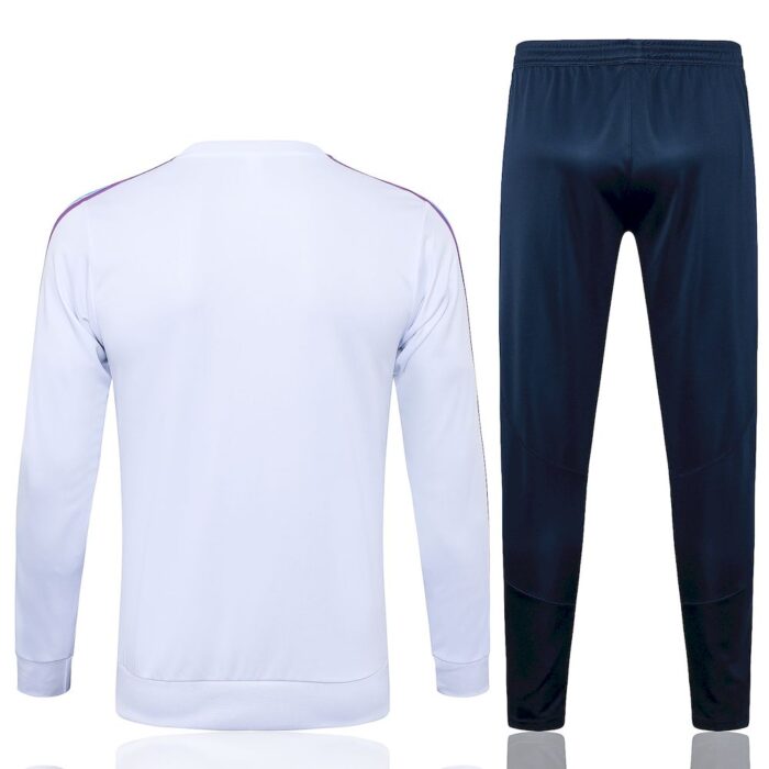 Mens Real Madrid 2023/24 Half-Zip Sweater+Pant 815 - Image 3