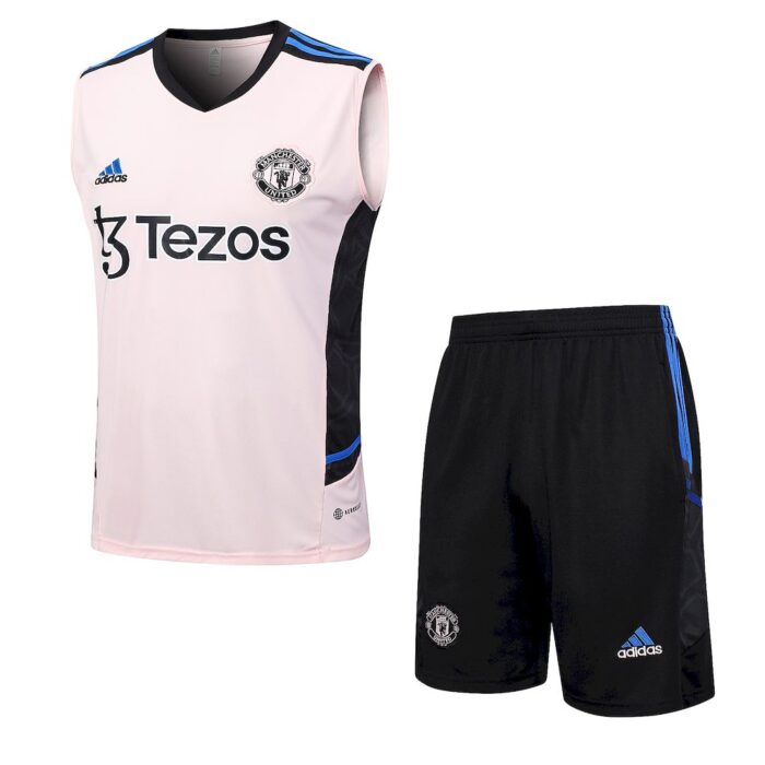 Mens Manchester United 2023/24 Tank Top+Short 815 - Image 3