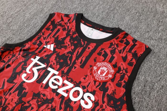 Mens Manchester United 2023/24 Tank Top+Short 815 - Image 5