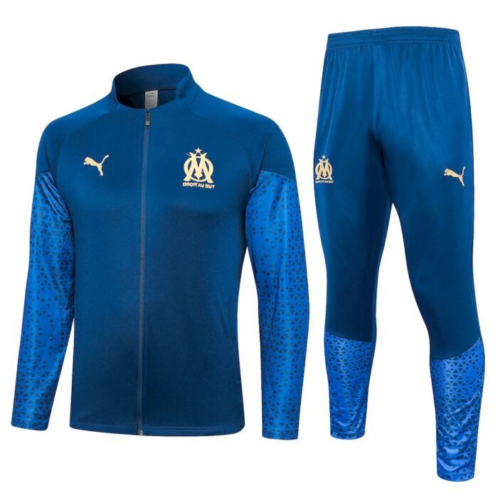 Mens Olympique Marseille 2023/24 Tracksuit 815 - Image 5