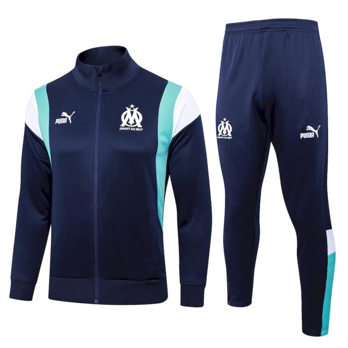 Mens Olympique Marseille 2023/24 Tracksuit 815 - Image 3