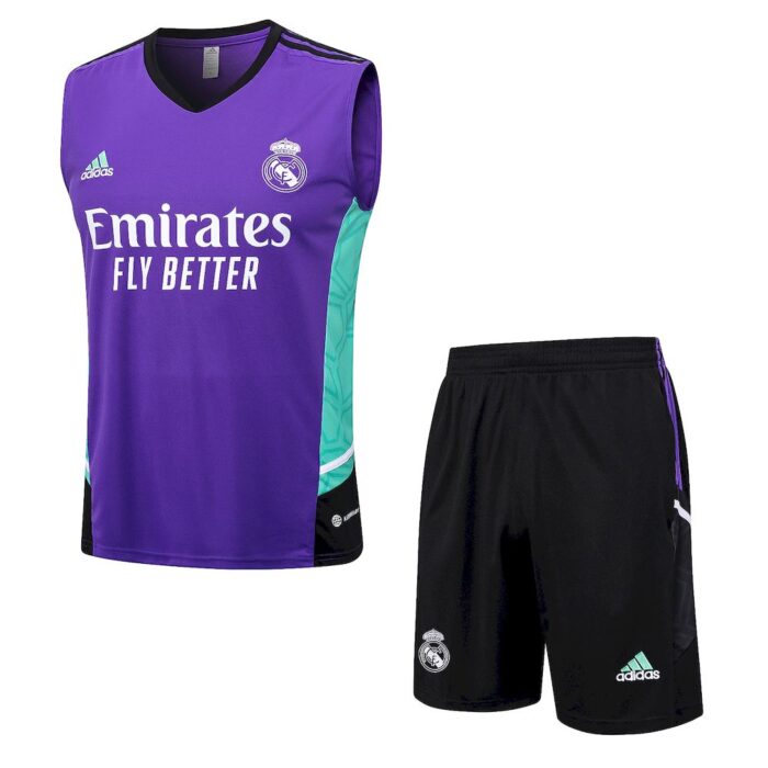 Mens Real Madrid 2023/24 Tank Top+Short 815 - Image 3