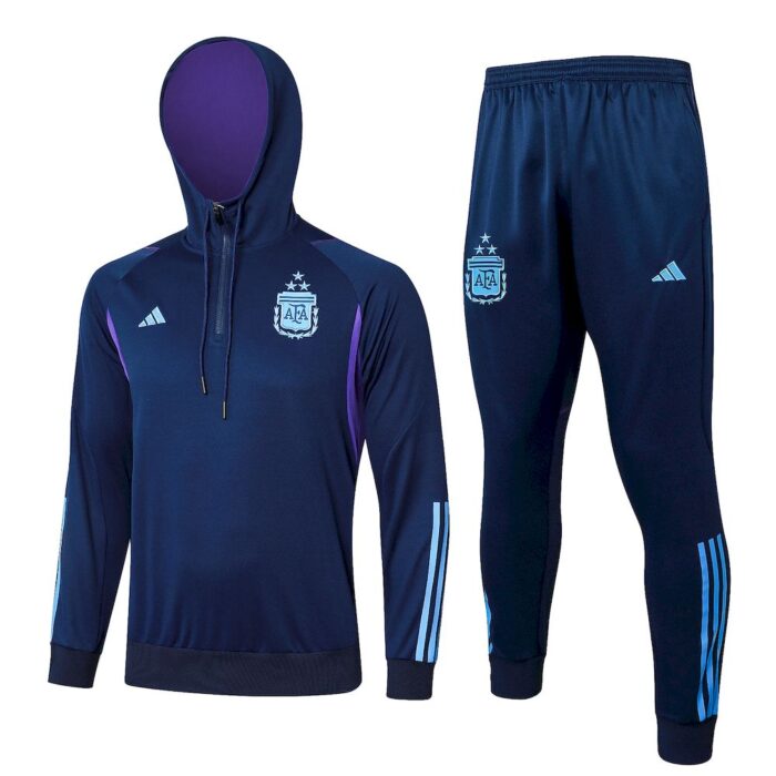 Mens Argentina 2024/25 Hoodie+Pant 815 - Image 3