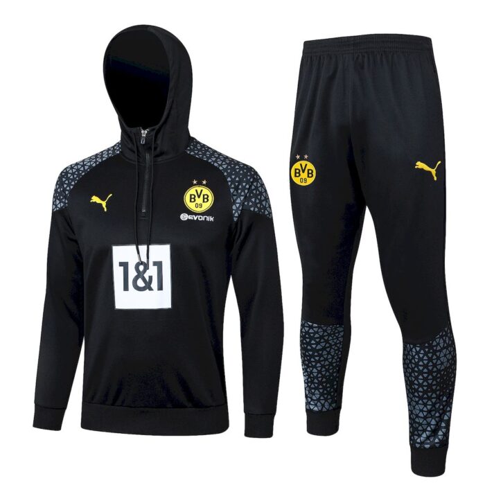 Mens Borussia Dortmund 2023/24 Hoodie+Pant 815 - Image 3
