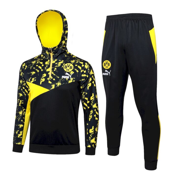 Mens Borussia Dortmund 2023/24 Hoodie+Pant 815 - Image 3