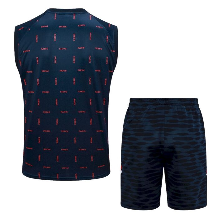 Mens Paris Saint-Germain 2023/24 Tank Top+Short 815 - Image 2