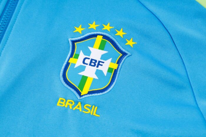 Mens Brazil 2023/24 Hoodie+Pant 815 - Image 4