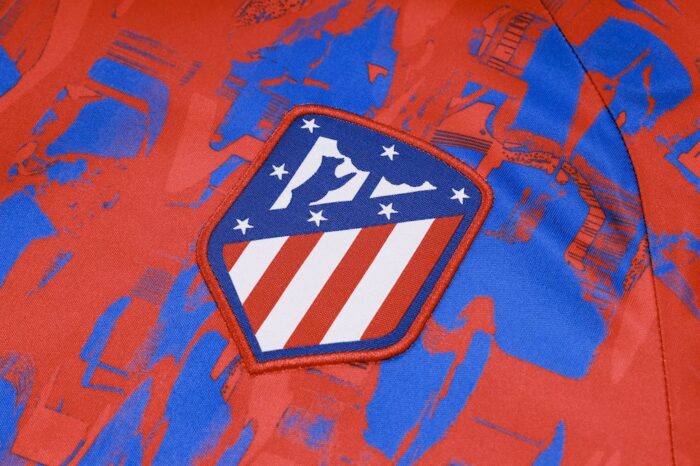 Mens Atletico Madrid 2023/24 Training Jersey+Short 815 - Image 5