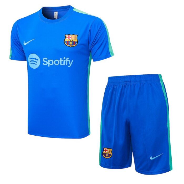 Mens Barcelona 2023/24 Training Jersey+Short 815 - Image 3
