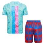 Mens Barcelona 2023/24 Training Jersey+Short 815 - Image 2