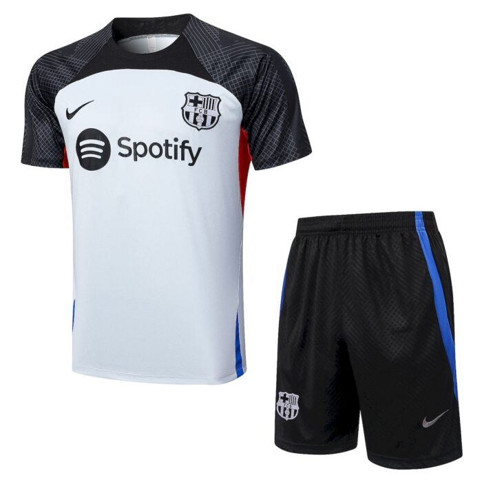 Mens Barcelona 2023/24 Training Jersey+Short 815 - Image 3