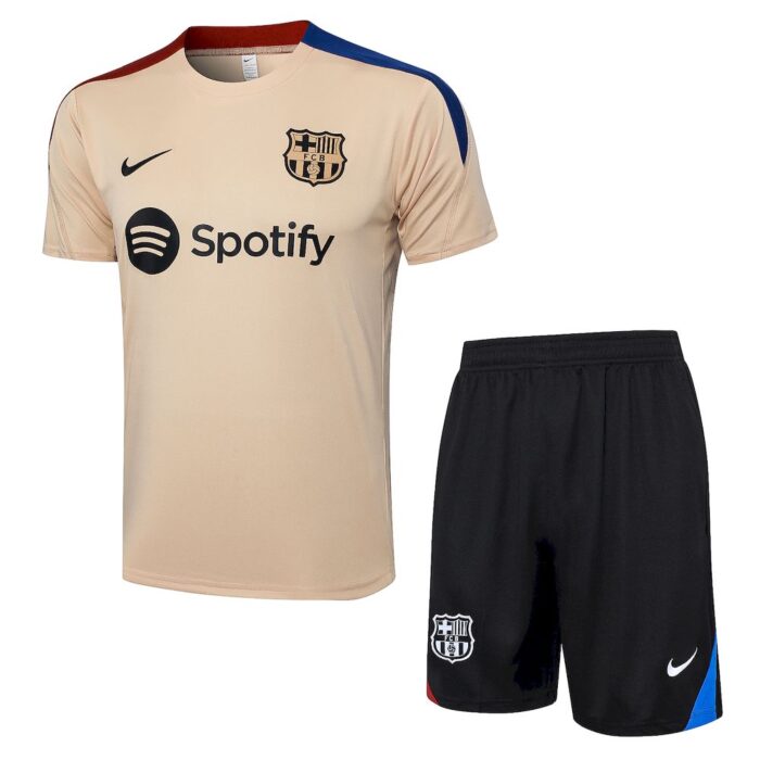 Mens Barcelona 2024/25 Training Jersey+Short 815 - Image 3