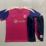 Mens Barcelona 2024/25 Training Jersey+Short 815