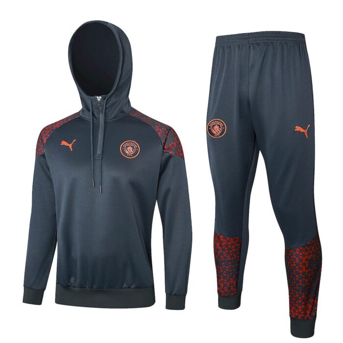 Mens Manchester City 2023/24 Hoodie+Pant 815 - Image 3