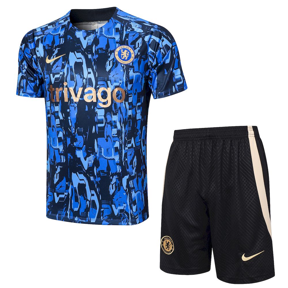 Mens Chelsea 2023/24 Training Jersey+Short 815 - Image 1