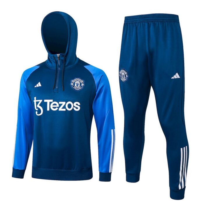 Mens Manchester United 2023/24 Hoodie+Pant 815 - Image 4