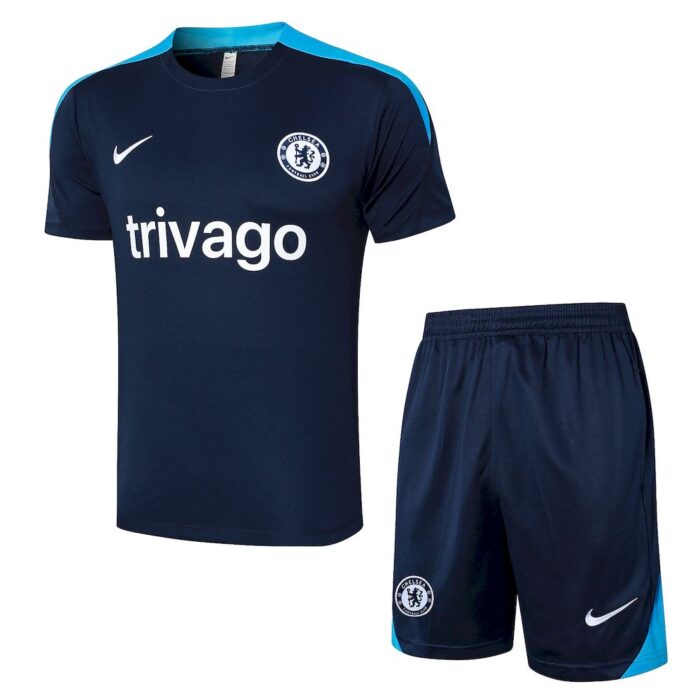 Mens Chelsea 2023/24 Training Jersey+Short 815 - Image 3