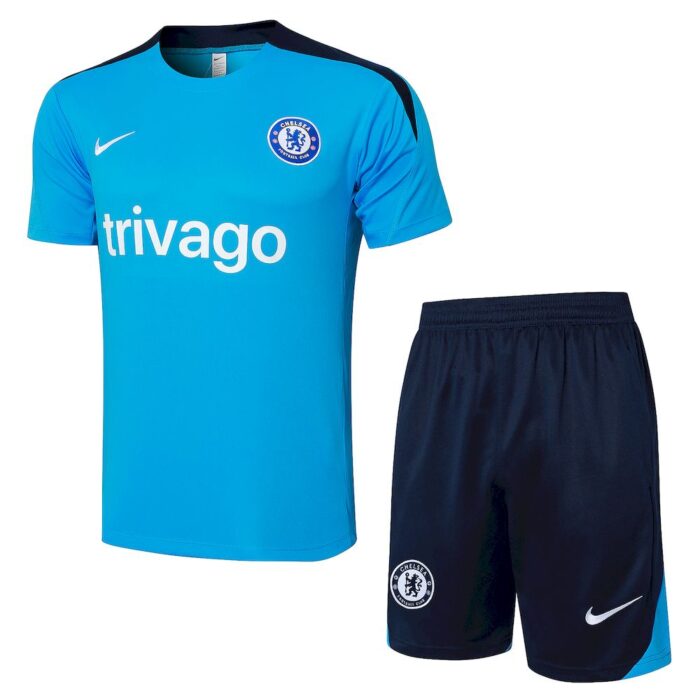 Mens Chelsea 2024/25 Training Jersey+Short 815 - Image 3