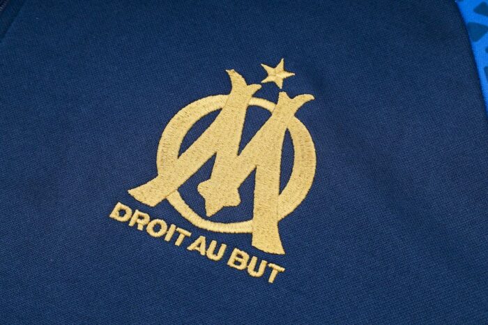 Mens Olympique Marseille 2023/24 Hoodie+Pant 815 - Image 5