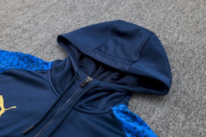 Mens Olympique Marseille 2023/24 Hoodie+Pant 815 - Image 4
