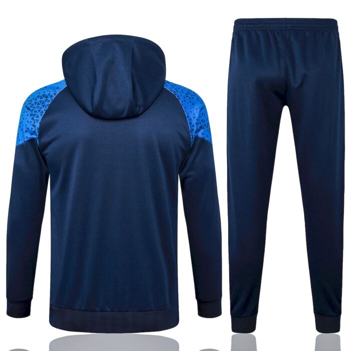 Mens Olympique Marseille 2023/24 Hoodie+Pant 815 - Image 2