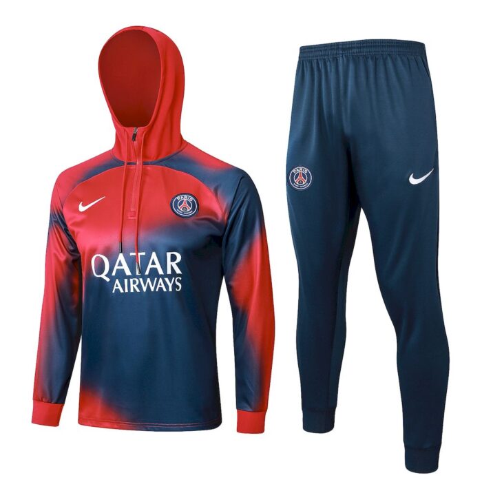 Mens Paris Saint-Germain 2023/24 Hoodie+Pant 815 - Image 3