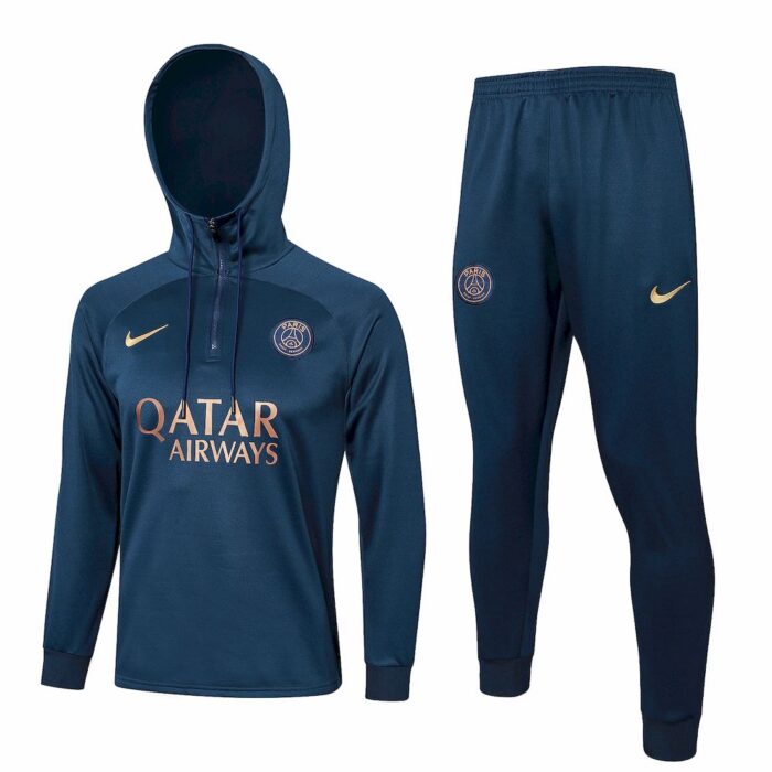 Mens Paris Saint-Germain 2023/24 Hoodie+Pant 815 - Image 3