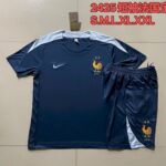 Mens France 2024/25 Training Jersey+Short 815
