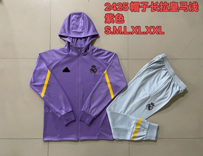 Mens Real Madrid 2023/24 Hoodie+Pant 815 - Image 3