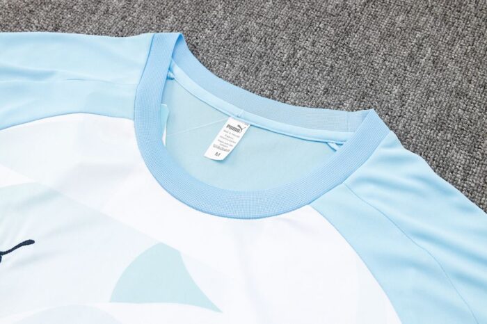 Mens Manchester City 2023/24 Training Jersey+Short 815 - Image 4