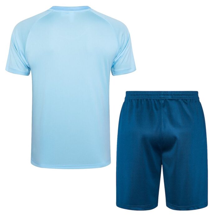 Mens Manchester City 2023/24 Training Jersey+Short 815 - Image 2