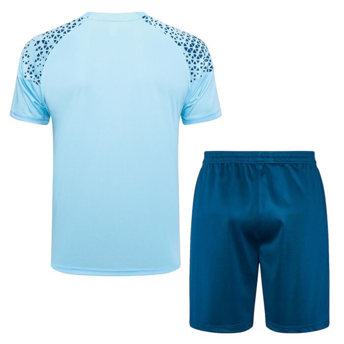 Mens Manchester City 2023/24 Training Jersey+Short 815 - Image 2