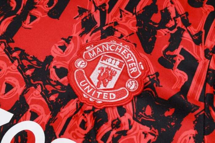 Mens Manchester United 2023/24 Training Jersey+Short 815 - Image 3