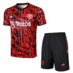 Mens Manchester United 2023/24 Training Jersey+Short 815