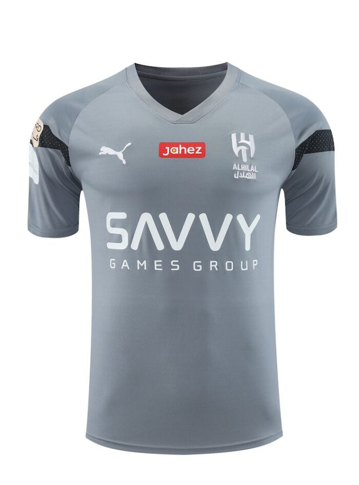Mens Al Hilal SC 2023/24 Training Jersey+Short 418 - Image 3