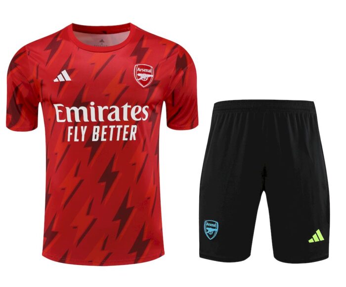 Mens Arsenal 2023/24 Training Jersey+Short 418 - Image 3