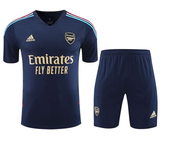 Mens Arsenal 2023/24 Training Jersey+Short 418 - Image 4