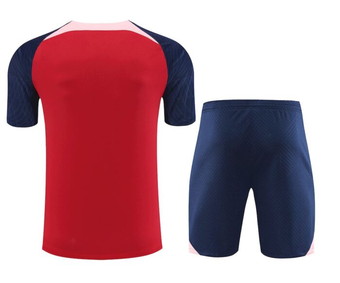 Mens Atletico Madrid 2023/24 Training Jersey+Short 418 - Image 2