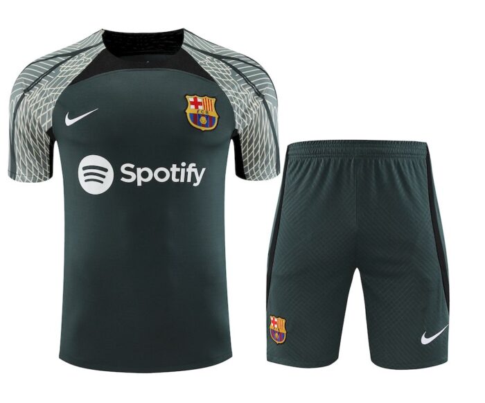 Mens Barcelona 2023/24 Training Jersey+Short 418 - Image 5