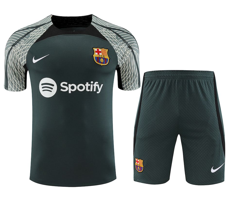 Mens Barcelona 2023/24 Training Jersey+Short 418 - Image 1