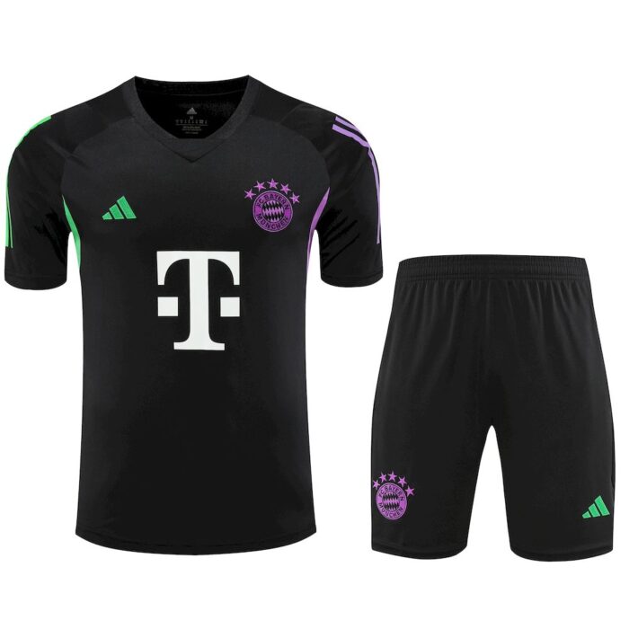 Mens Bayern Munich 2023/24 Training Jersey+Short 418 - Image 3