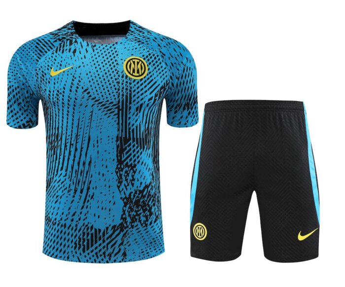 Mens Inter Milan 2023/24 Training Jersey+Short 418 - Image 3