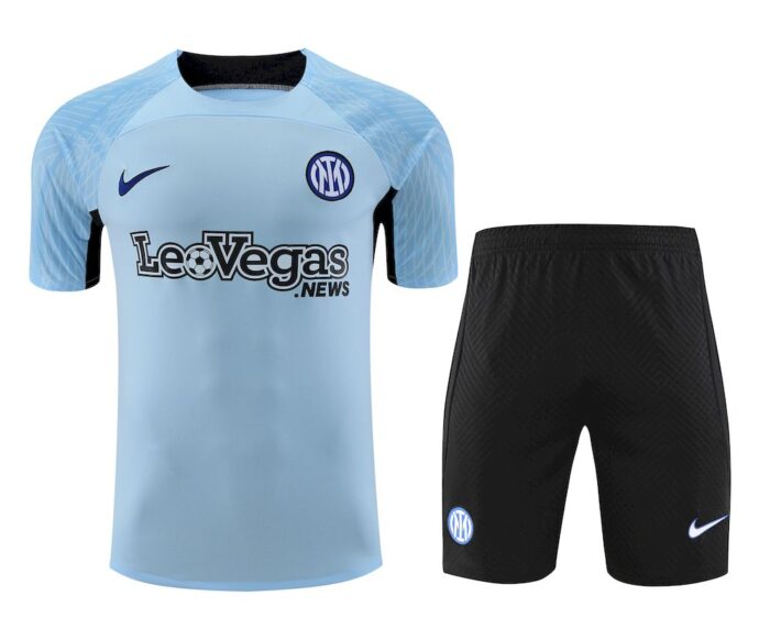 Mens Inter Milan 2023/24 Training Jersey+Short 418 - Image 3