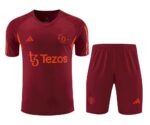 Mens Manchester United 2023/24 Training Jersey+Short 418 - Image 3